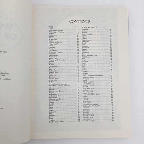 Vintage 1974 Book Wonders of Nature Animals Birds Plants Insects Parents' Mag - Picture 5 of 8